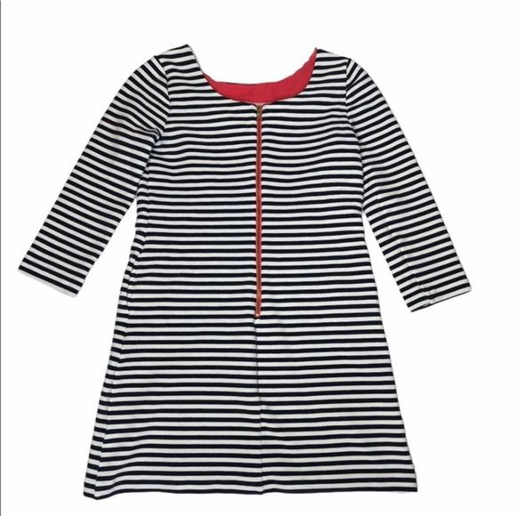 Lilly Pulitzer Little Charlene Navy Stripe Dress Girls Size XL 12/14 - Picture 2 of 10
